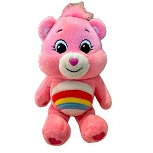 Care Bears Cheer Bear Unlock The‎ Magic Plush Stuffed Animal 2020 Basic Fun Toy